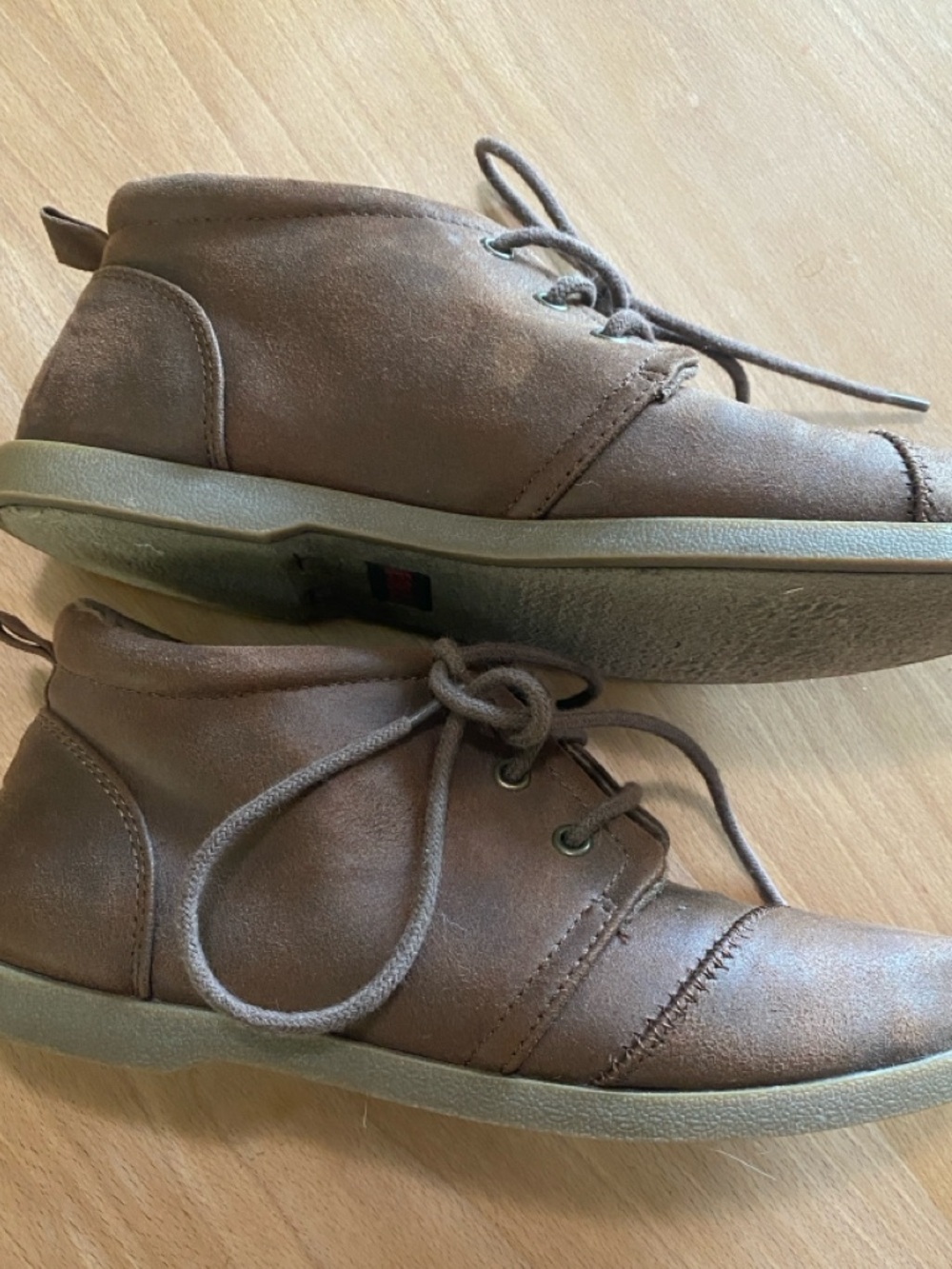 Bobs By Skechers Brown Suede Lace-Up Casual Shoes - Picture 4 of 10